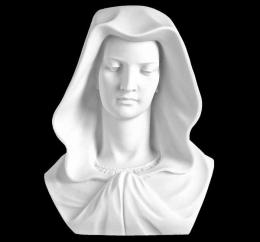 SYNTHETIC MARBLE VIRGIN BUST